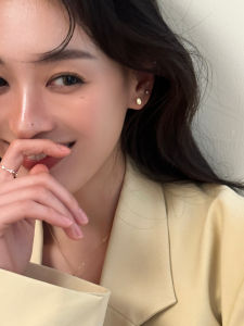 Silver Needle Waterdrop Earrings Womens Fashion Versatile Daily Wear Elegant Simple Design Jewelry Ear Jewelry Accessory