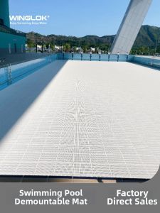 YONGLEZHIJIA | Removable & Adjustable PVC Pool Flooring Pad for Shallow Water Elevator and Safety Barrier