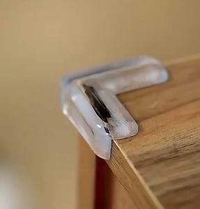 20pcs Baby Safety Corner Silicone Protector Table Soft Transparent Children Anti Collision Corner Edge Protection Guards PVC Protector Table Furniture Protection Cover Children Anticollision Edge Corner Silicone Protective Cover