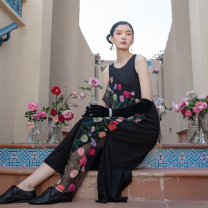 Elegant Print Slim Fit Dress