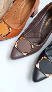CLAIRO SAVERA | Basic Elegant Sepatu Kerja Pantofel Wanita 5 cm - JO06
