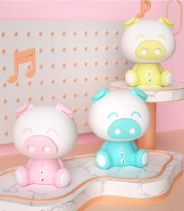 2in1 Cartoon Multi-functional Piggy Bank ATM Machine Money Saving Box Pig Story Machine Kids Early Learning Education Toys Baby Story toys with music and light for 3 - 6 Year Old Kids boys birthday gifts 小猪故事机