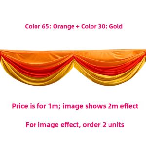 Wedding Background Stage Decorative Mantle Curtain