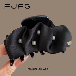 High-Quality Pearl Hair Clip Womens Half-Up Bun Hair Styling Shark Clamp Elegant Versatile Sweet Hair Accessory New