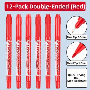 M&G | Dual Tip Art Marker Pen Black Oil-based Quick-drying Water-resistant
