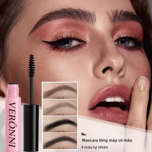 Mascara Tự Nhiên Nhuộm Màu Lông Mày 4 Màu Không Thấm Nước Lâu Trôi Gel Nhuộm Lông Mày Mỹ Phẩm Tăng Cường Cho Lông Mi Và Lông Mày