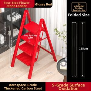 Folding Thickened Non-Insulated Household Ladder