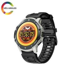 Đồng Hồ Thông Minh Màn Hình AMOLED 1.43 Camera 200W GPS Wifi Google Play Theo Dõi Nhịp Tim 8+128GB Hệ Điều Hành Android Dành Cho Nam Nữ