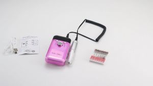 เครื่องเจียร์เล็บ พร้อมจอแสดงผล เครื่องเจียเล็บ(เร็วสูงสุด 45000RPM) เครื่องขัดเล็บด้วยไฟฟ้าแบบใหม่ ปรับความเร็วได้ เครื่องเจียรเล็บเจล แบบพกพา