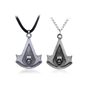 Fashion Charm Chain Stainless Steel Assassin Syndicate Creed Pendant Game Movie Anime Cosplay Necklace Men Women Jewelry Gift