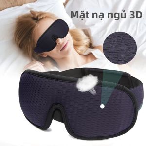 3D Ngủ Bịt Mắt Ngủ Viện Trợ Đệm Mắt Che Mắt Ngủ Miếng Dán Eyeshade Thoáng Khí Khẩu Trang Eyemask Chăm Sóc Sức Khỏe Cho Phần Còn Lại