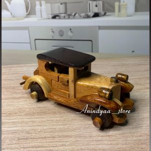 souvenir handycraft miniatur mobil limosin dari kayu