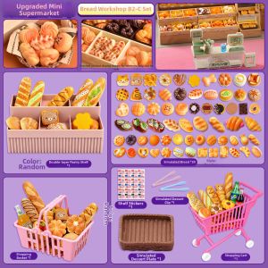 Mini Supermarket Simulation Toy Model Set