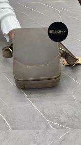 M Size Full Cow Leather Sling Bag Men Shoulder Bag CrossBody Messenger Bag Beg Sandang Lelaki Kulit Lembu