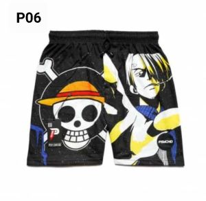 Boxer Pria | Celana Pendek | Bahan Cotton Premium | Sablon Full Print Karakter Anime One Piece & Dragon Ball