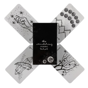 The Wandering Moon Tarot Cards A Deck Oracle English Visions Divination Edition Borad Playing Games