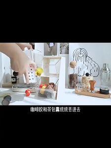 HOME BEST 1pc 2 Layer Tea Pack Organizer Box Acrylic Drawer Container Capsule Coffee Snacks Home Living Kitchen Office Organize