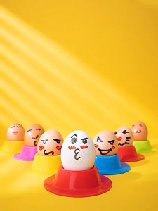 Fake Mini Plastic 10/20Pcs Eggs Toys DIY Paintable Easter Eggs Party Decoration 仿真鸡蛋DIY手绘鸡蛋玩具 *READY STOCK*