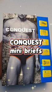 Conquest (3 Pcs) Mens Soft Stretch Cotton Spandex Mini Underwear for Everyday Essential Comfort – CQ7321