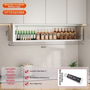 Wall-mounted Spice Organizer No Drilling