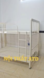 Giường 2 tầng giường ngủ sắt hộp 4x8 giá tại xưởng cho gia đình giao hàng lắp ráp các quận tphcm bình dương biên hòa