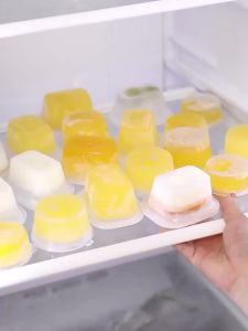 EELHOE | 50Pcs 25ML Plastic Takeaway Sauce Cup Containers Food Box With Hinged Lids Pigment Paint Box Palette Disposable Box