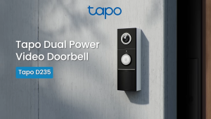 TP-Link Tapo D235 2K 5MP Video Doorbell Camera | 210-Day Battery or Wired | Full Colour Night Vision