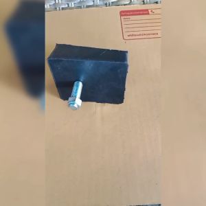 ยางกระแทกแหนบเสริมผ้าใบ 7 ชั้น ชุด 2 ชิ้น สำหรับรถที่เปลี่ยนเพลาลอย บรรทุกหนัก 4-5 ตัน