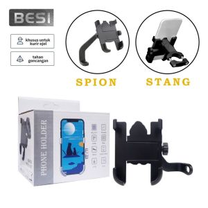 Holder Spion Motor HM-20 / Holder Motor Stang HM-22 Phone Stand Holder Universal Spion & Stang Motor