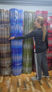 ที่นอนลูกระนาดลายขิดขนาด6ฟุตกว้าง180xยาว180ซม.นุ่นแท้ไม่ผสม