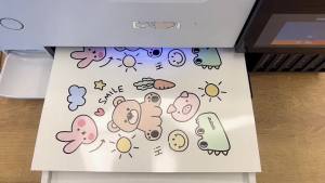 10 Sheets 100% Transparent Vinyl Sticker Paper A4 Label Sticker for Inkjet Printer No Waterproof DIY Clear Glossy Adhesive Paper