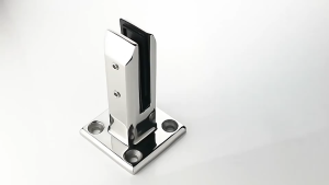 Heavy Duty 304 Stainless Steel Glass Pool Fence Clip Luxury Design Floor Glass Holder Clamp Stand Fixed Fittings Clamp