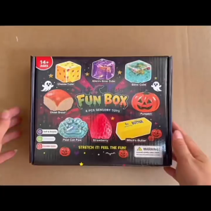 8 in 1 Squishy Pack Squeeze Fun Box Slow Return Squishy Blind Box Desk Decor Stress Balls for Adults Creative Gift