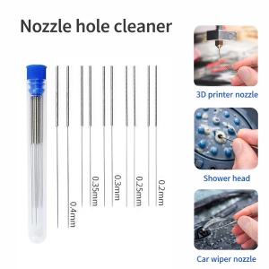 10Pcs Stainless Steel Cleaning Nozzle Tool Kit for Car Windscreen Jet Washer Shower Head 3D Printer Jets Gas Stove Vent
