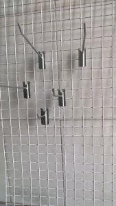 (COMBO 10 cái ) Tay cài lưới sắt móc treo đồ mạ kẽm cao cấp --DÀ