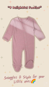 CleverMama Newborn Baby Frogsuit For Baby Boys and Girls Skinny Ribbed Cotton Button-Down Sleepwear Plain Color Footed Pajamas for Newborn Babies Girl and Boys 0-12months