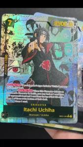 Bandai | DIY Madara Uchiha Itachi Obito Rock Lee Fan‑Art Full‑Art Card Manga Series English High‑Quality Game Collectible Card Toy