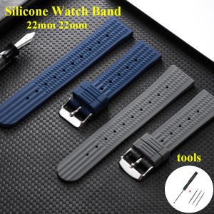 20mm 22mm Hot Sell Silicone Watch Strap Rubber Universal Watchband Wristwatch Band for Smartwatch Other Watches Bracelet for Men