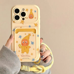 Xihama Star Man Silicone Phone Case with Lanyard Card Holder Full Cover Shockproof for VIVOX200PROMINI X100ULTRA Y500 Y300T/77E