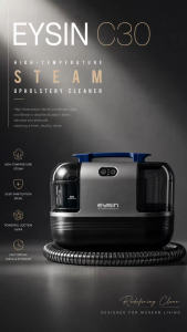 EYSIN C30 Steam Spot Cleaner Wet&Dry Vacuum 100℃ HighTemperature Sterilization 20000PA Suction Power