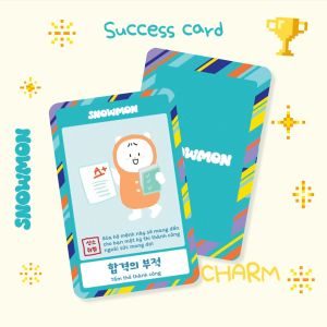 Thẻ kim bài hộ mệnh Snowmon Moni mang đến đỗ đạt phong cách dễ thương cute