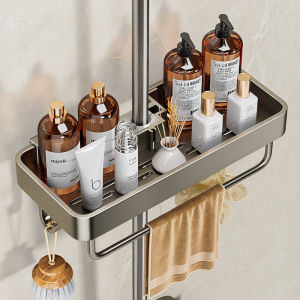 Hole-free Shower Caddy Shelf