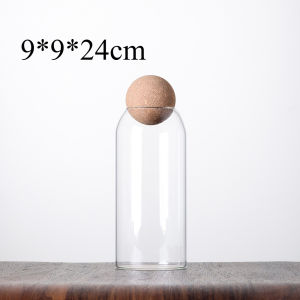 Glass Bottle Ball Cap Sealed Jar High Temperature Resistant Storage Box Kitchen Miscellaneous Grain Storage Jar Tea Jar