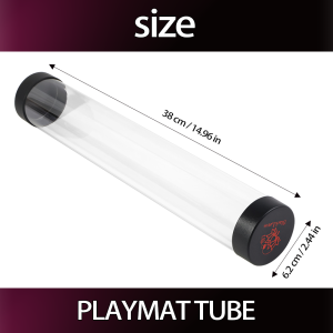 Cylindrical Playmat Tube for YGO Playmat MGT playmat DTCG playmat Will Not Roll off SurfaceGames Pad Canister 