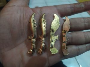 Pin Kujang / Bros Kujang Sunda / Pin Kujang Bahan Logam & Bahan Kuningan Asli Termurah
