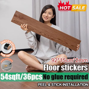 OB TECH Lantai Vinyl Pelekat Pelekat Diri Kalis Air 36pcs Vinyl Flooring 54 sqft Waterproof Self Adhesive Sticker Lantai Vinyl Pelekat Lantai Pelekat 地板貼 PVC Floor Sticker