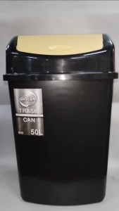 50 LITERS OROCAN HIGH QUALITY GARBAGE TRASH CAN WITH SWING COVER/LARGE RECYCLE BIN/BASURAHAN/GARBAGE CAN