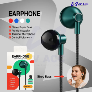 NANVAN NVN-HF18 HEADSET EARPHONE JACK 3.5MM / TYPE USB C WITH MIC AND VOLUME CONTROL PREMIUM