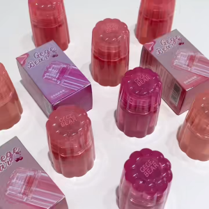 New Gege bear Two-tone solid lip gloss