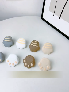 ยางกันกระแทกมุมโต๊ะ รูปเท้าน้องแมว ที่กันกระแทกขอบโต๊ะ ตัวกันกระแทก มีกาวในตัว3มุมติดแน่น